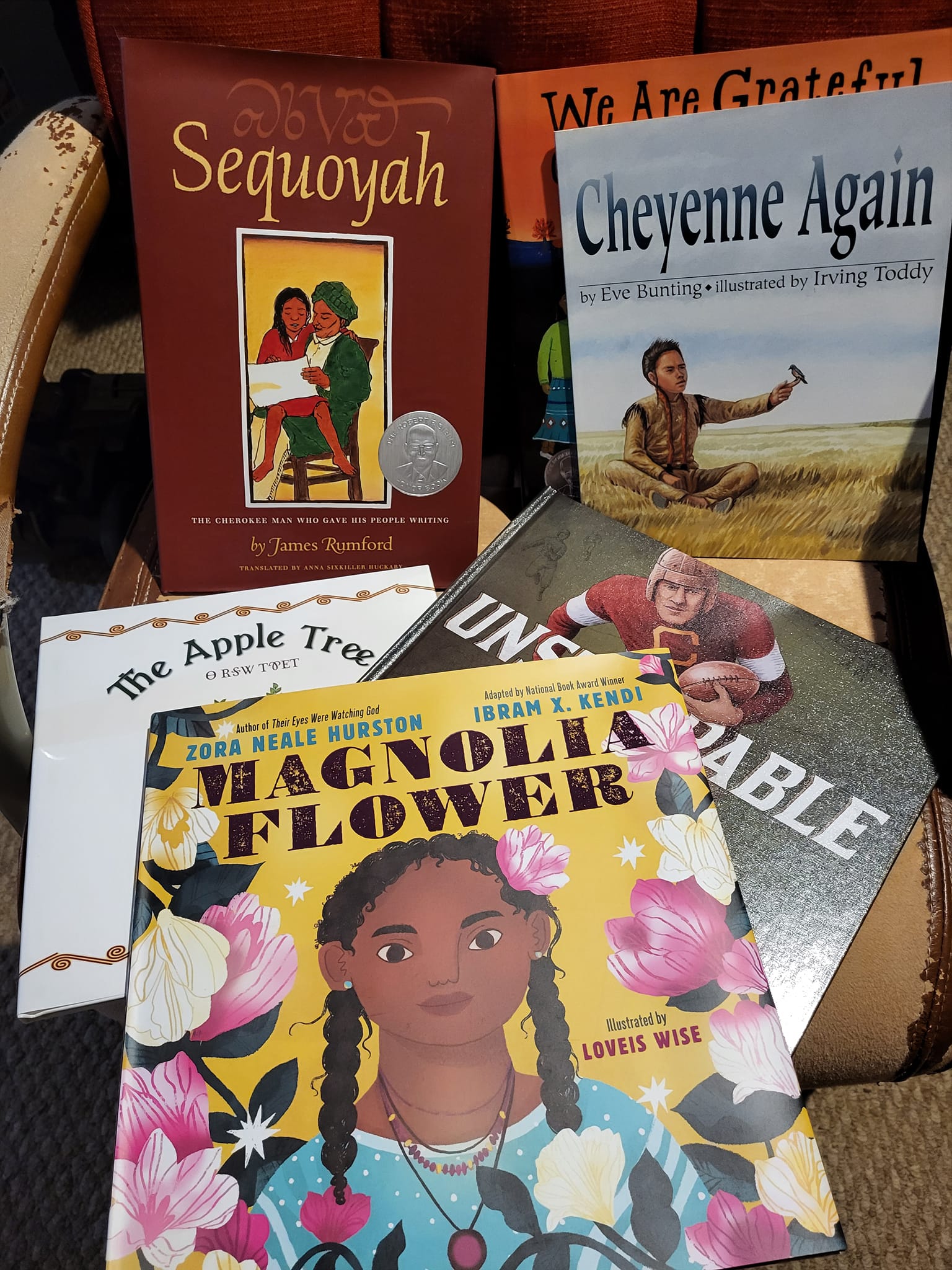 a selection of diverse children's books telling stories from various cultures